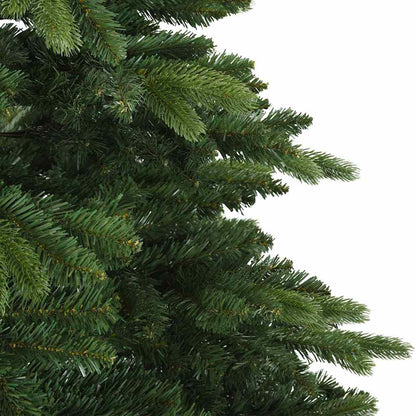 vidaXL Künstlicher Weihnachtsbaum mit 300 LEDs Grün 210 cm PE und PVC