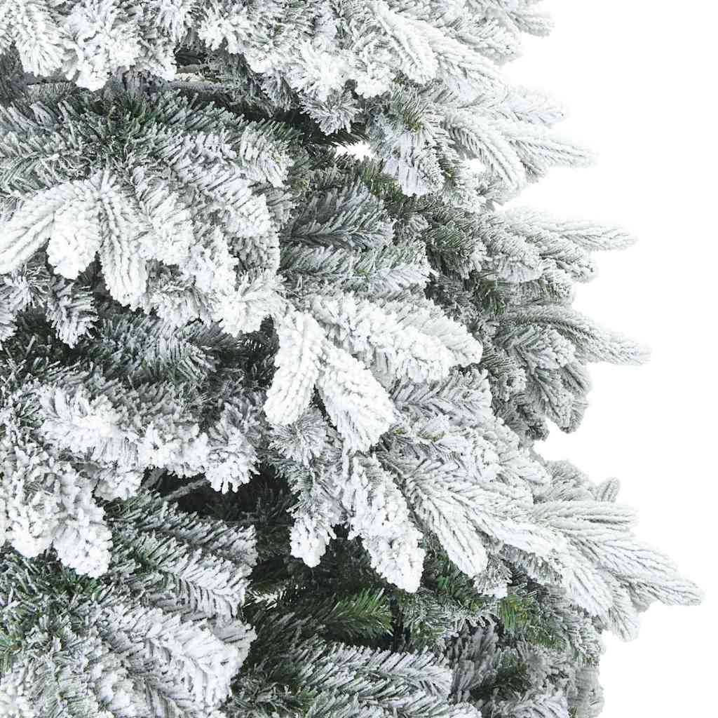 vidaXL Künstlicher Weihnachtsbaum mit 150 LEDs Weiß 150 cm PE und PVC