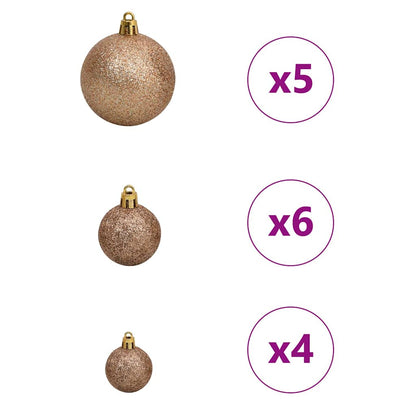 vidaXL Künstlicher Weihnachtsbaum mit 150 LEDs Weiß 150 cm PE und PVC