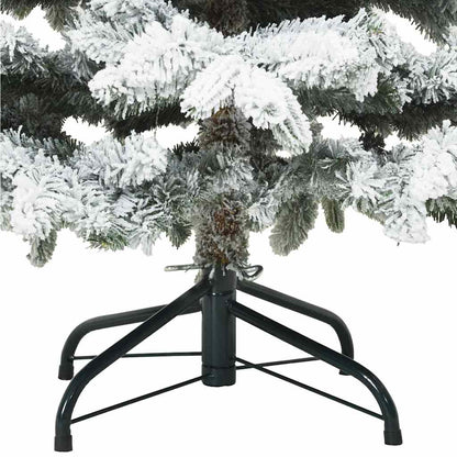 vidaXL Künstlicher Weihnachtsbaum mit 150 LEDs Weiß 150 cm PE und PVC