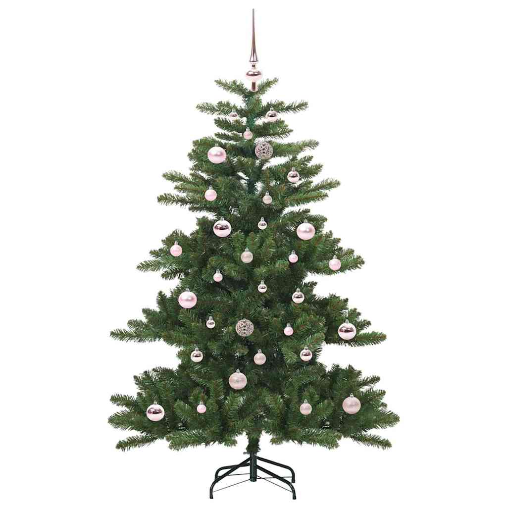 vidaXL Künstlicher klappbarer Weihnachtsbaum Grün 150 cm PVC und Stahl