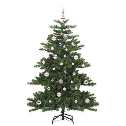 vidaXL Künstlicher klappbarer Weihnachtsbaum Grün 150 cm PVC und Stahl