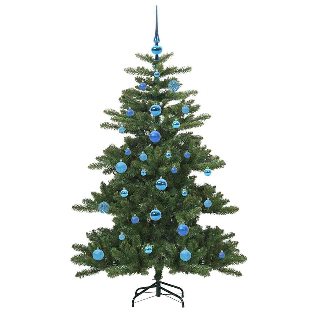vidaXL Künstlicher klappbarer Weihnachtsbaum Grün 150 cm PVC und Stahl