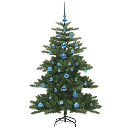 vidaXL Künstlicher klappbarer Weihnachtsbaum Grün 150 cm PVC und Stahl
