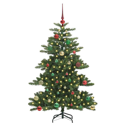 Künstlicher klappbarer Weihnachtsbaum Grün 150 cm PVC und Stahl