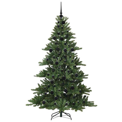 vidaXL Künstlicher klappbarer Weihnachtsbaum Grün 180 cm PVC und Stahl