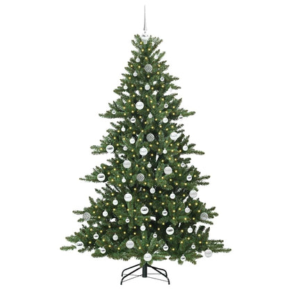 vidaXL Künstlicher klappbarer Weihnachtsbaum Grün 180 cm PVC und Stahl