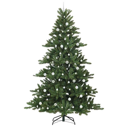 vidaXL Künstlicher klappbarer Weihnachtsbaum Grün 240 cm PVC und Stahl
