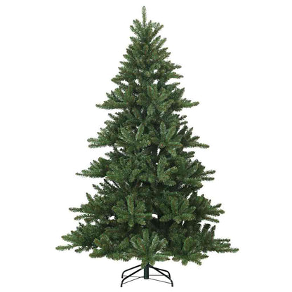 vidaXL Künstlicher klappbarer Weihnachtsbaum Grün 240 cm PVC und Stahl