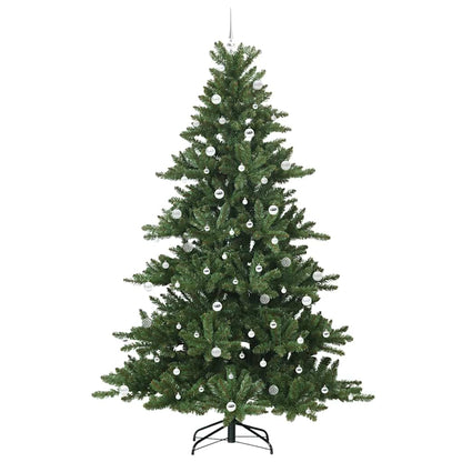 vidaXL Künstlicher klappbarer Weihnachtsbaum Grün 240 cm PVC und Stahl
