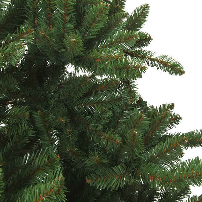vidaXL Künstlicher klappbarer Weihnachtsbaum Grün 240 cm PVC und Stahl