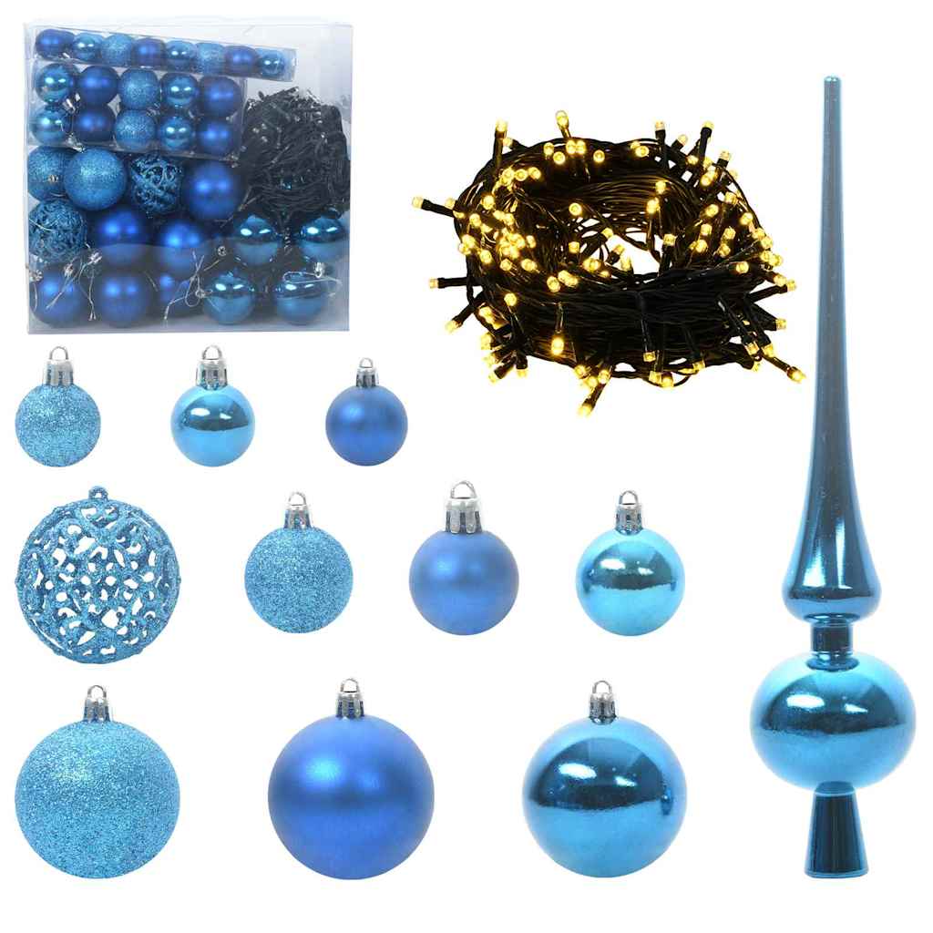 vidaXL Künstlicher klappbarer Weihnachtsbaum Grün 240 cm PVC und Stahl