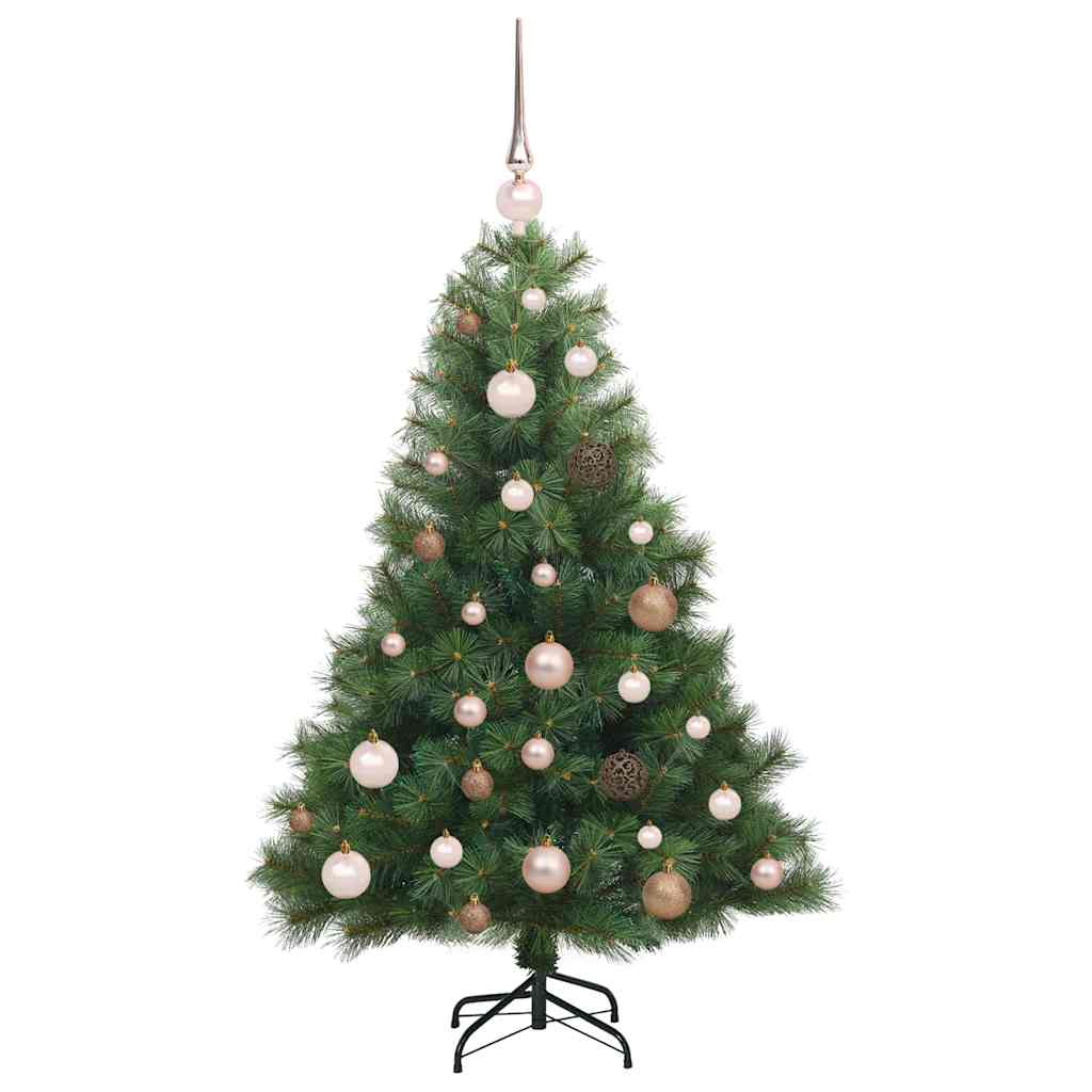 vidaXL Künstlicher Weihnachtsbaum mit 150 LEDs Grün 120 cm PE und PVC