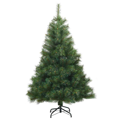 vidaXL Künstlicher Weihnachtsbaum mit 150 LEDs Grün 120 cm PE und PVC