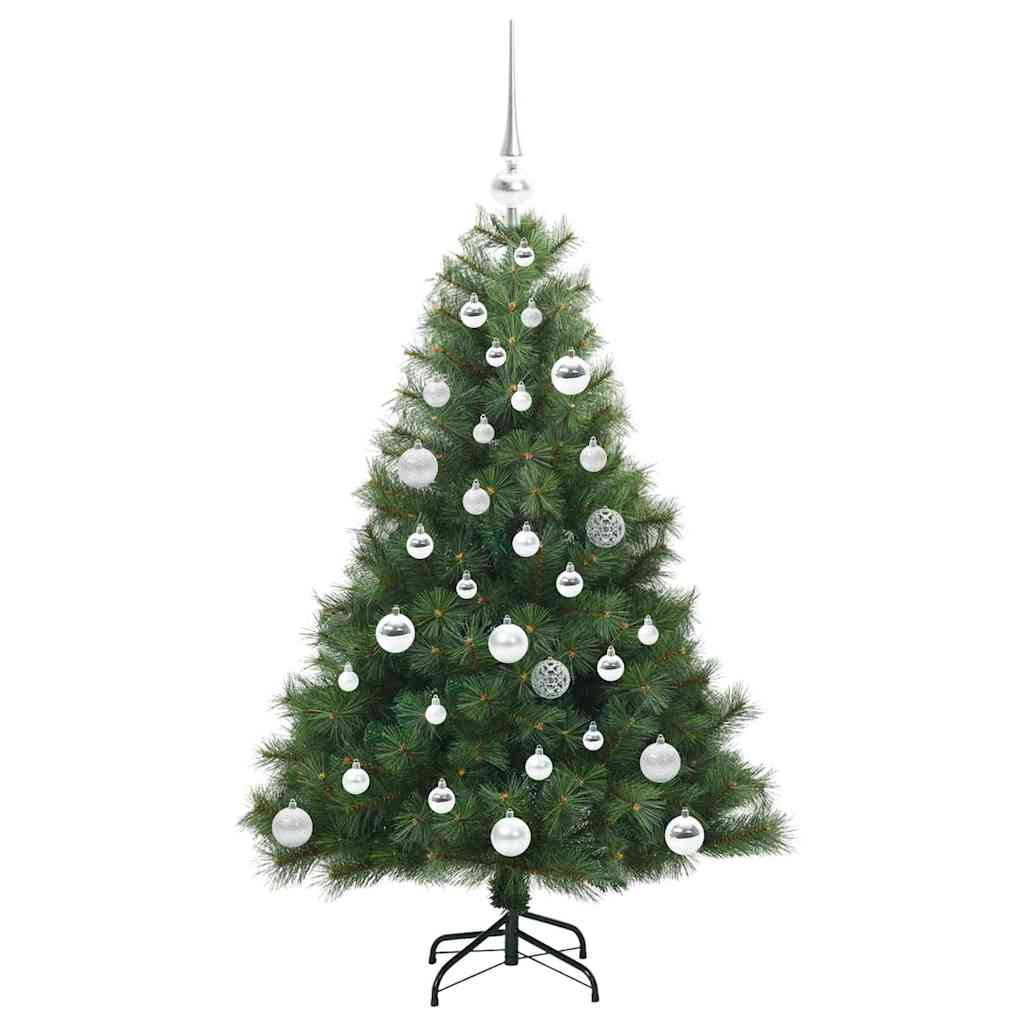 Künstlicher Weihnachtsbaum mit 150 LEDs Grün 120 cm PE und PVC