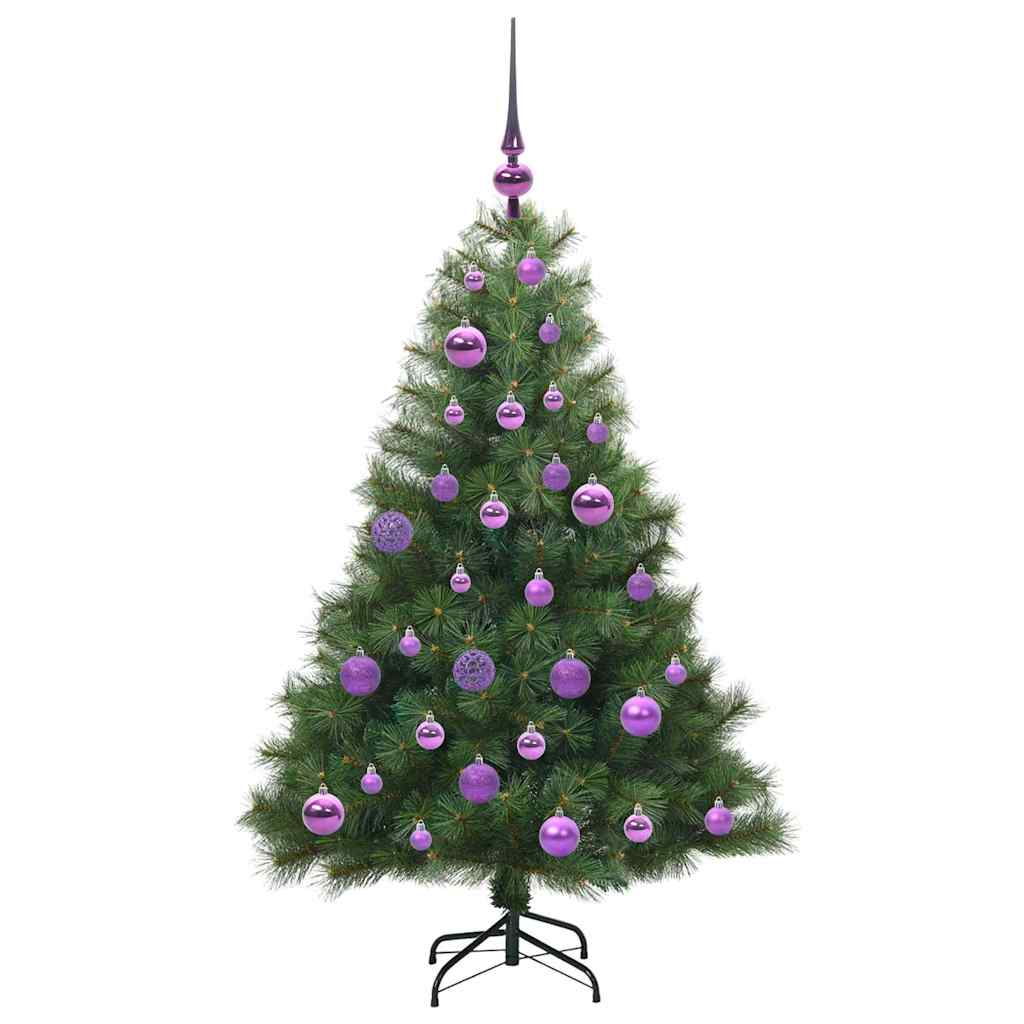 Künstlicher Weihnachtsbaum mit 150 LEDs Grün 120 cm PE und PVC