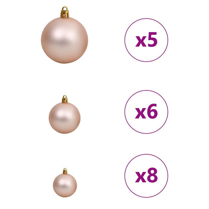 vidaXL Künstlicher Weihnachtsbaum mit 150 LEDs Grün 150 cm PE und PVC