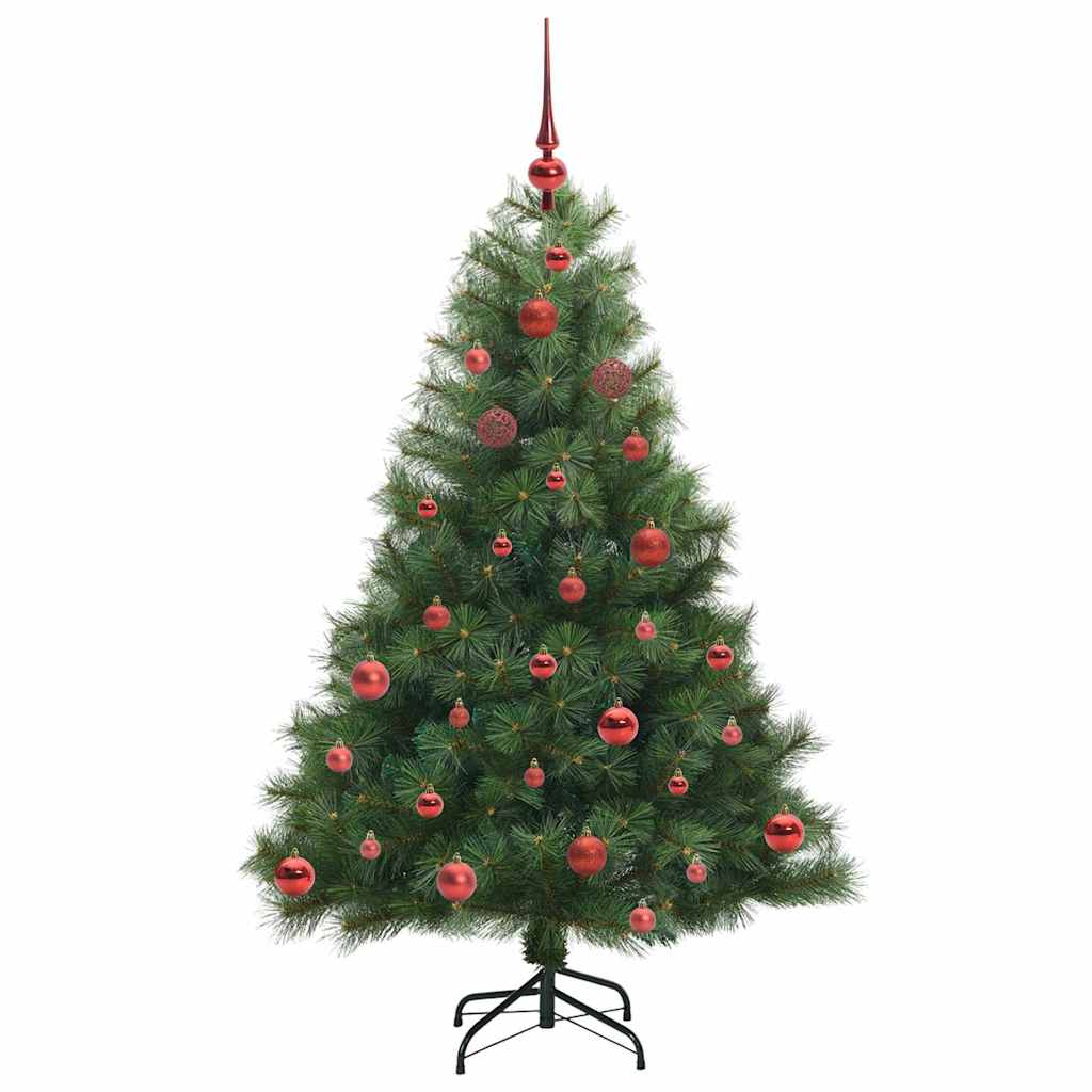 vidaXL Künstlicher Weihnachtsbaum mit 150 LEDs Grün 150 cm PE und PVC
