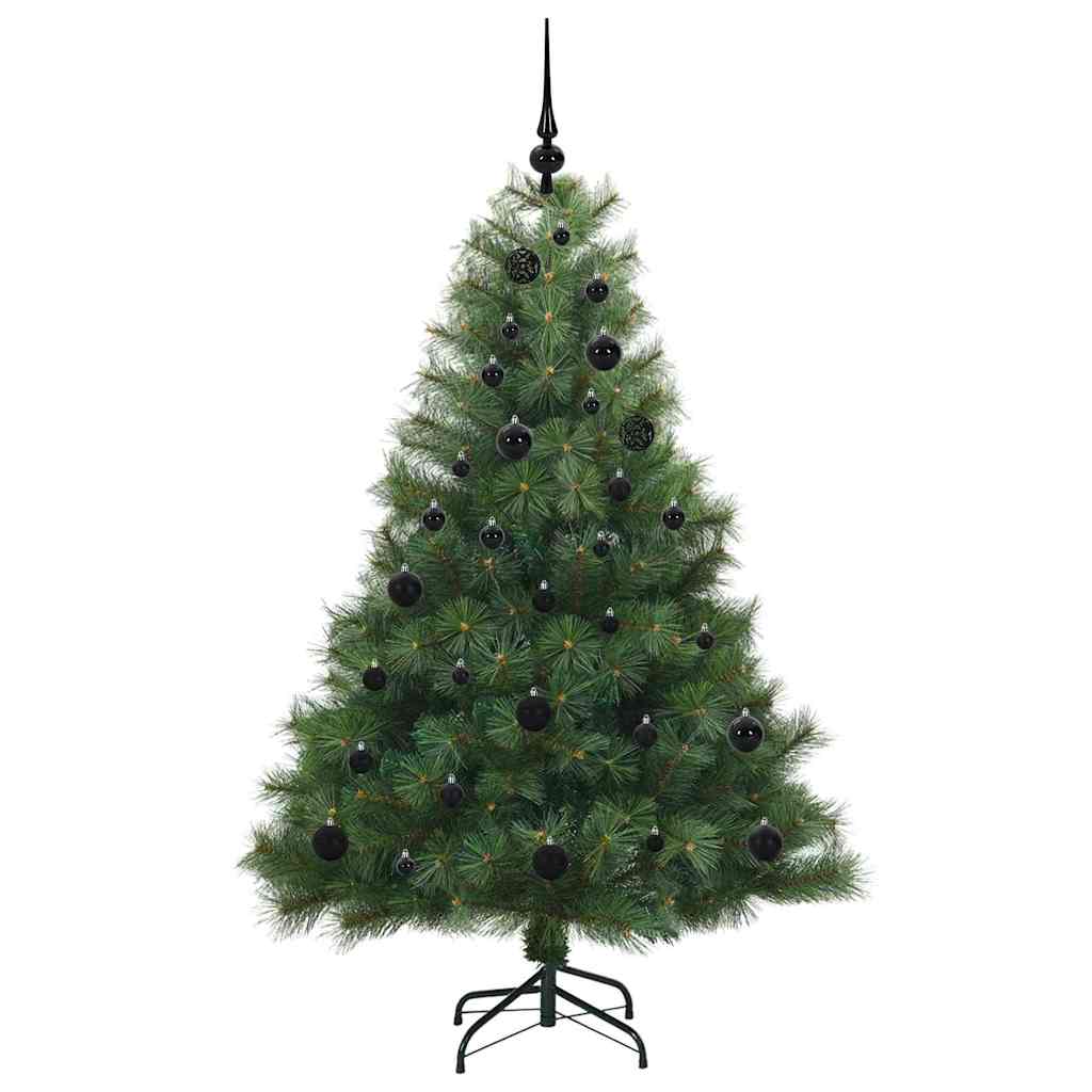 vidaXL Künstlicher Weihnachtsbaum mit 150 LEDs Grün 150 cm PE und PVC