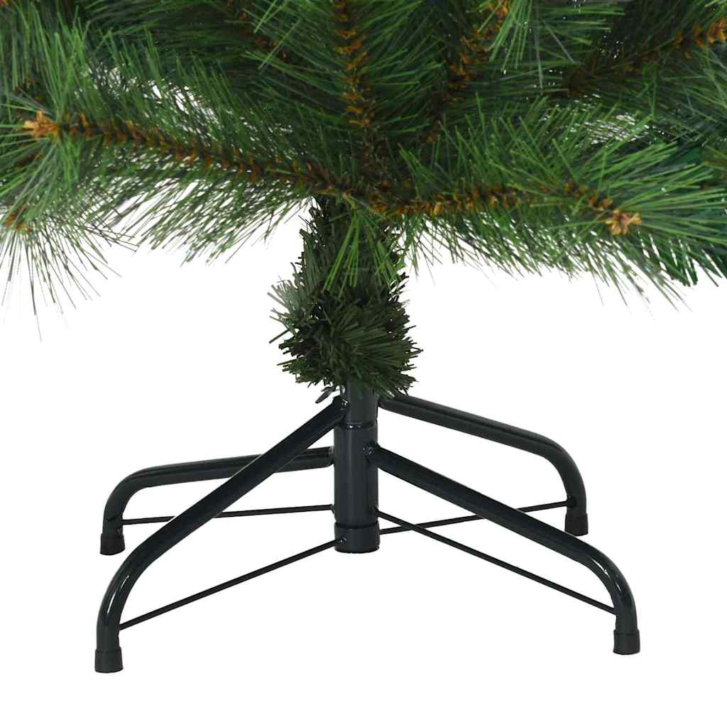 vidaXL Sapin de Noël artificiel avec 150 LED Vert 150 cm PE et PVC