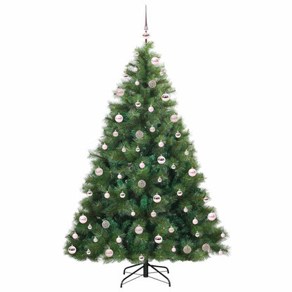 vidaXL Künstlicher Weihnachtsbaum mit 300 LEDs Grün 210 cm PE und PVC
