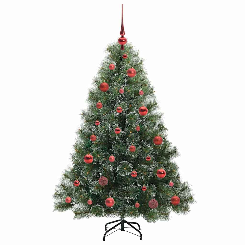vidaXL Künstlicher Weihnachtsbaum mit 150 LEDs Grün 150 cm PE und PVC