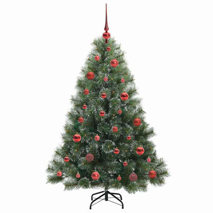 vidaXL Künstlicher Weihnachtsbaum mit 150 LEDs Grün 150 cm PE und PVC