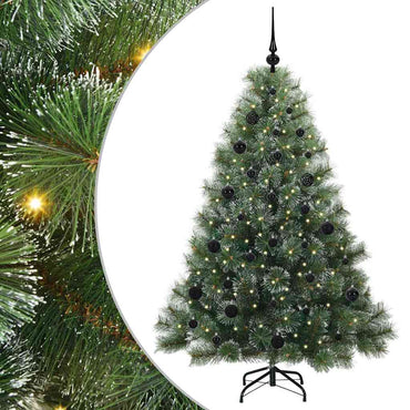 vidaXL Sapin de Noël artificiel avec 150 LED Vert 150 cm PE et PVC