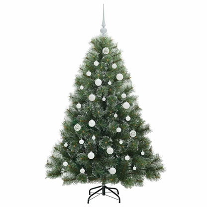 vidaXL Künstlicher Weihnachtsbaum mit 150 LEDs Grün 150 cm PE und PVC