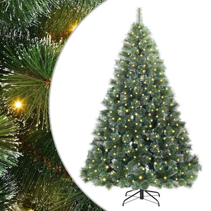 vidaXL Sapin de Noël artificiel avec 300 LED Vert 180 cm PE et PVC