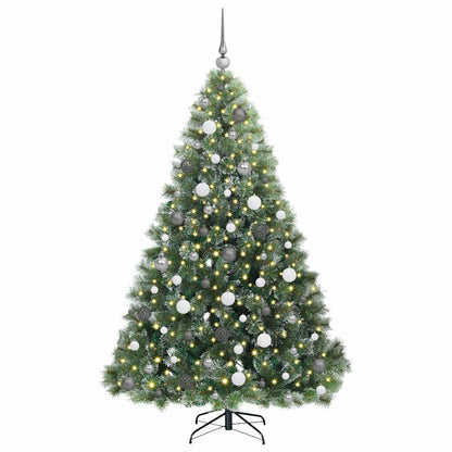 vidaXL Sapin de Noël artificiel avec 300 LED vert 180 cm PE et PVC