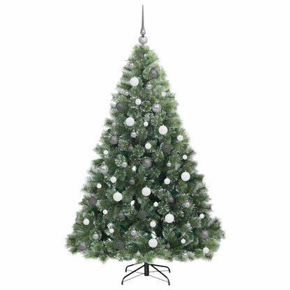 vidaXL Sapin de Noël artificiel avec 300 LED vert 180 cm PE et PVC