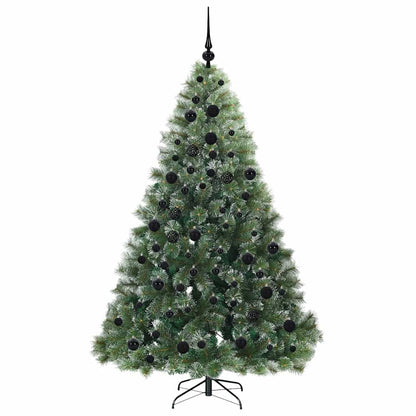 vidaXL Künstlicher Weihnachtsbaum mit 300 LEDs Grün 180 cm PE und PVC