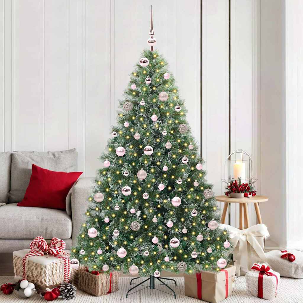 vidaXL Sapin de Noël artificiel avec 300 LED Vert 180 cm PE et PVC