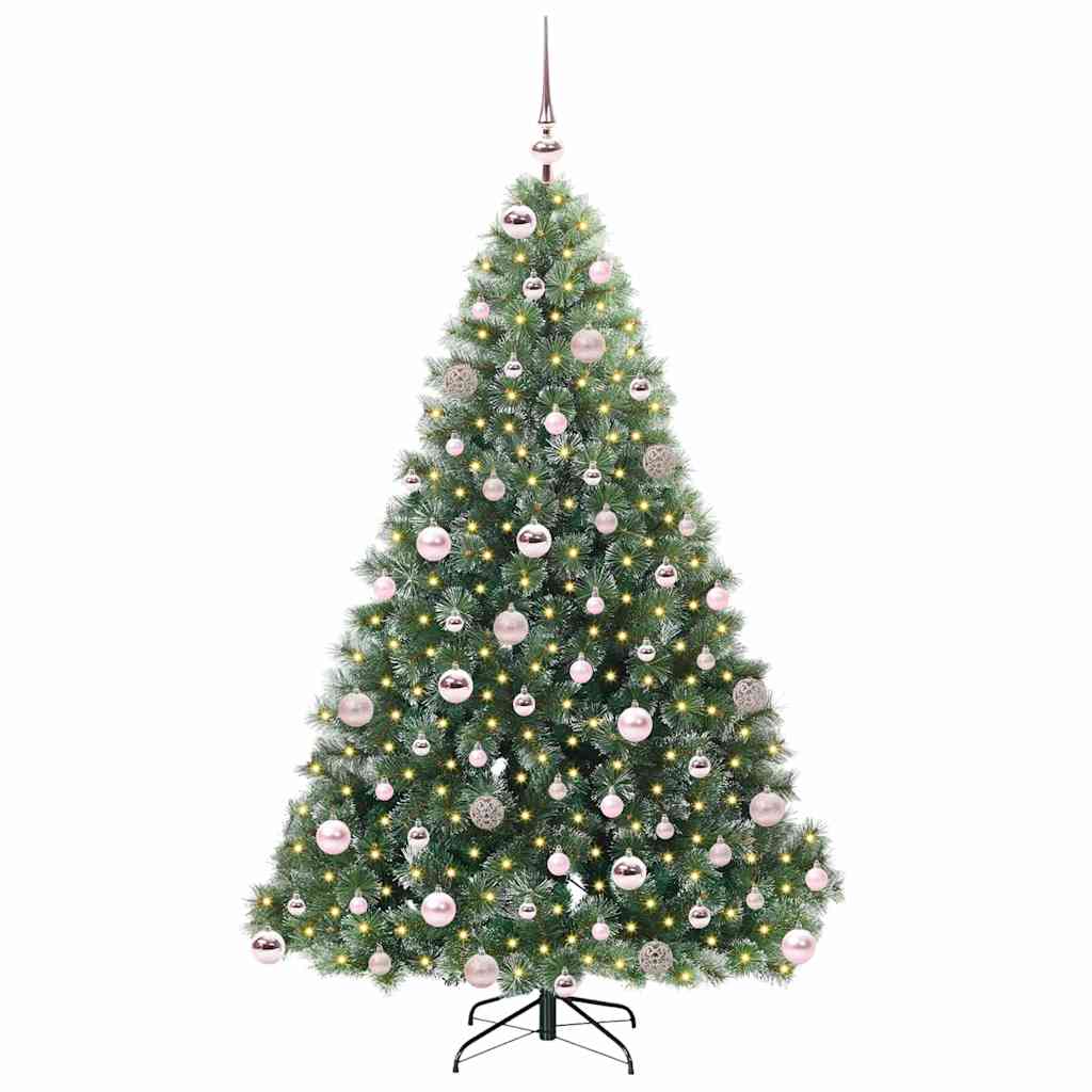 vidaXL Sapin de Noël artificiel avec 300 LED Vert 180 cm PE et PVC
