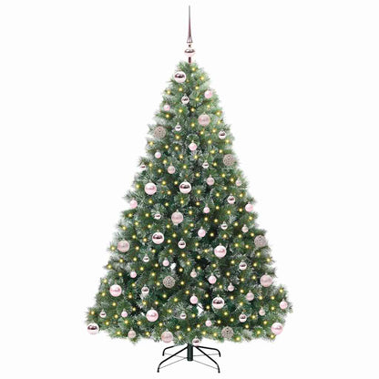vidaXL Sapin de Noël artificiel avec 300 LED Vert 180 cm PE et PVC