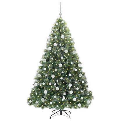 vidaXL Sapin de Noël artificiel avec 300 LED vert 180 cm PE et PVC