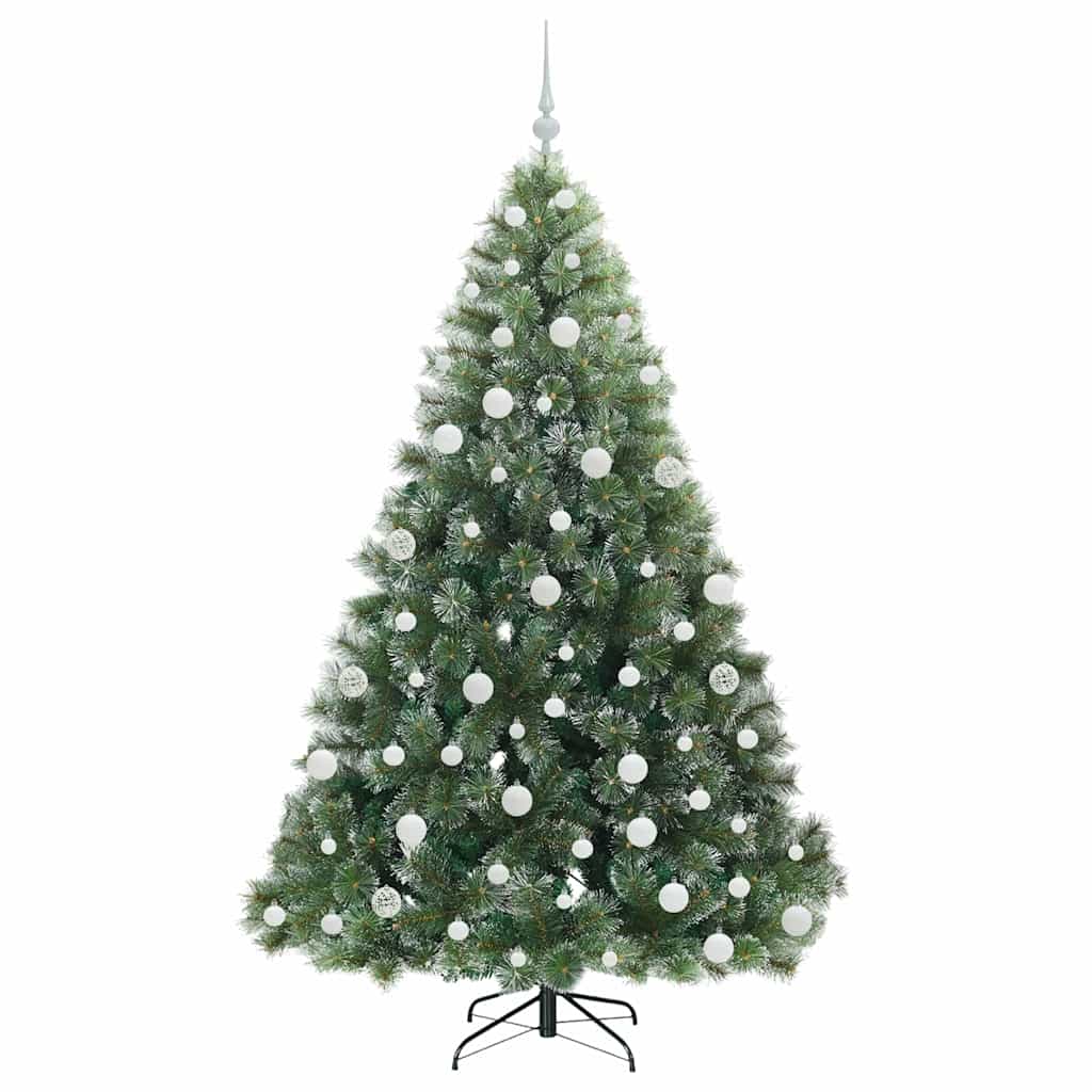 vidaXL Sapin de Noël artificiel avec 300 LED vert 180 cm PE et PVC