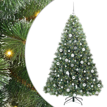 vidaXL Sapin de Noël artificiel avec 300 LED Vert 180 cm PE et PVC