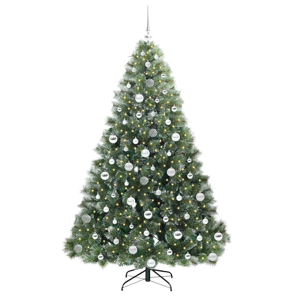 vidaXL Sapin de Noël artificiel avec 300 LED Vert 180 cm PE et PVC
