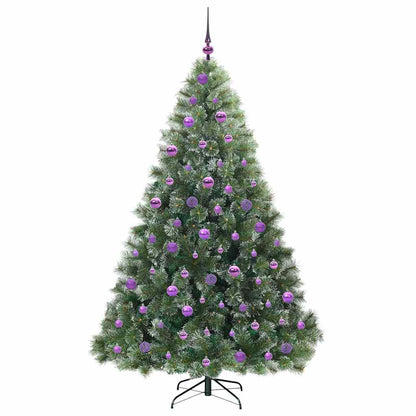 vidaXL Sapin de Noël artificiel 300 LED vert 180 cm PE et PVC