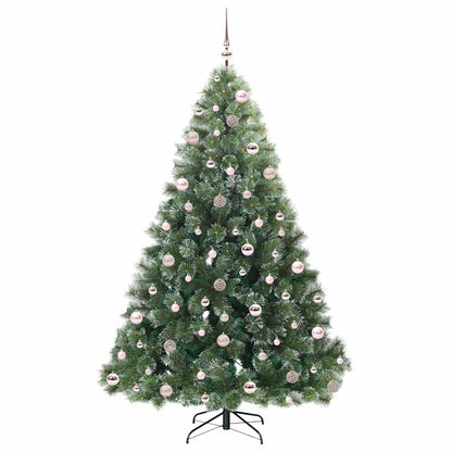 vidaXL Sapin de Noël artificiel avec 300 LED Vert 210 cm PE et PVC