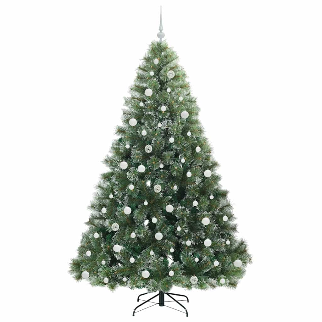 vidaXL Sapin de Noël artificiel avec 300 LED Vert 210 cm PE et PVC