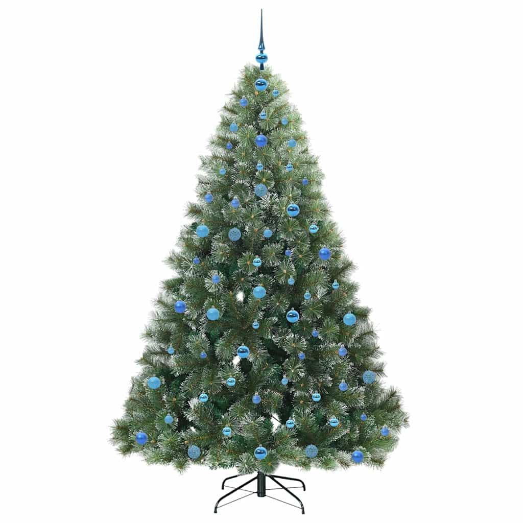vidaXL Sapin de Noël artificiel avec 300 LED Vert 210 cm PE et PVC