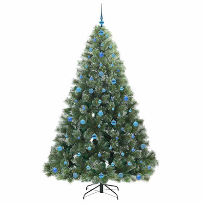 vidaXL Sapin de Noël artificiel avec 300 LED Vert 210 cm PE et PVC