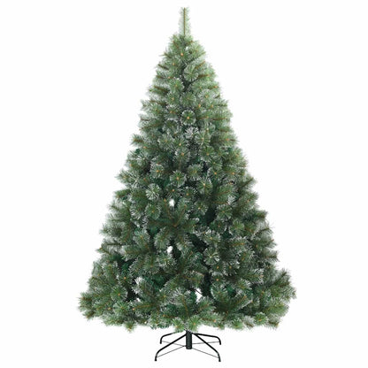vidaXL Künstlicher Weihnachtsbaum mit 300 LEDs Grün 240 cm PE und PVC
