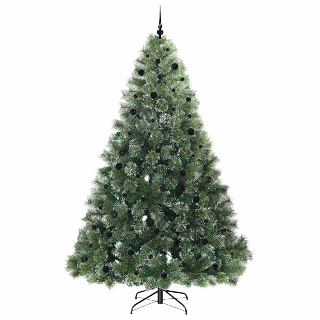 vidaXL Künstlicher Weihnachtsbaum mit 300 LEDs Grün 240 cm PE und PVC