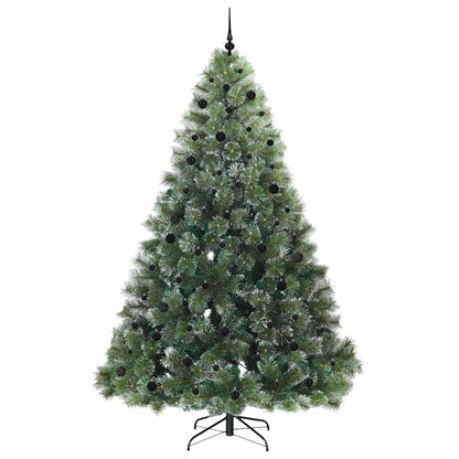 vidaXL Künstlicher Weihnachtsbaum mit 300 LEDs Grün 240 cm PE und PVC