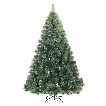 vidaXL Künstlicher Weihnachtsbaum mit 300 LEDs Grün 240 cm PE und PVC