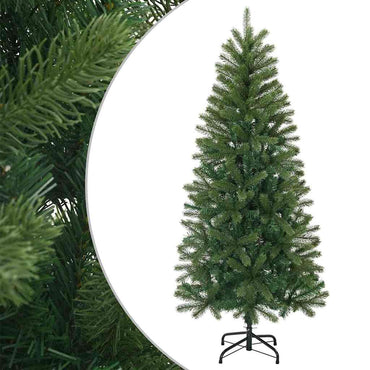 vidaXL Künstlicher Weihnachtsbaum Grün 150 cm PVC, PE und Stahl